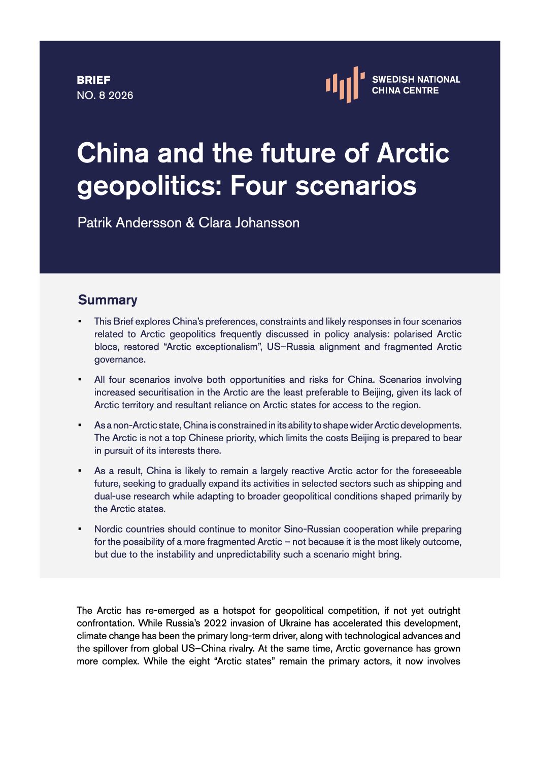 Arctic scenarios_framsida